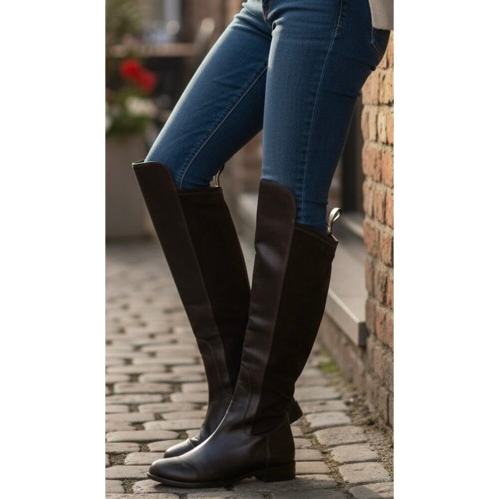 Cole Haan x Nike Women’s Tall Boot Whitley Brown Leather Size 7 B